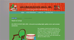 Desktop Screenshot of lascrucesestatesales.com